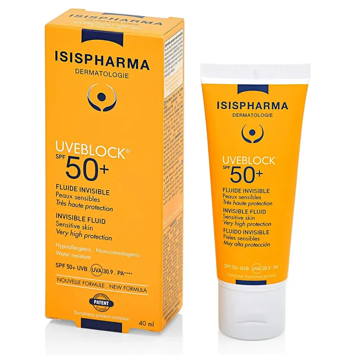 UVEBLOCK 50+FLUID INVISIBLE FOR DRY SKIN